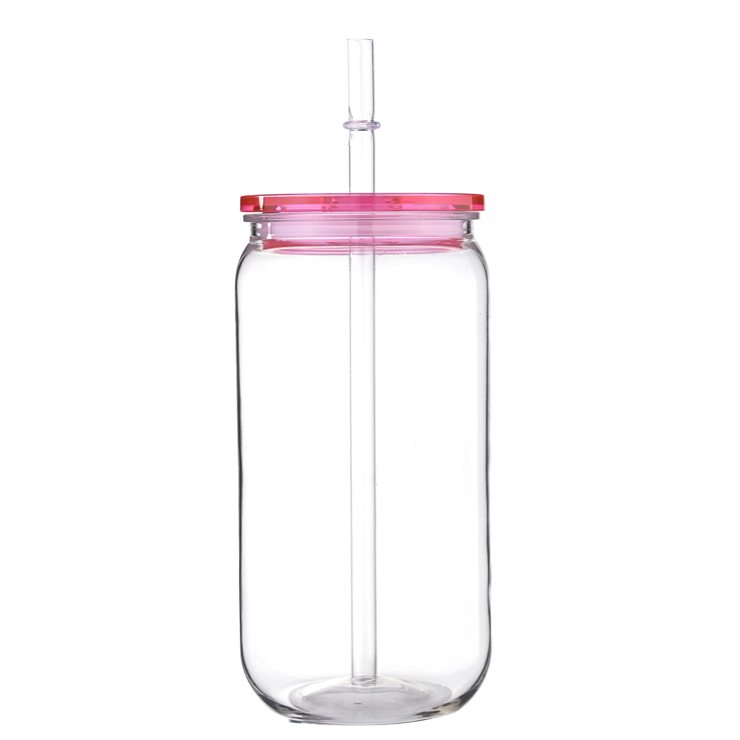 16oz kleurrijke deksel transparante plastic beker met deksels en rietjes vervangende deksels voor blikvormige ijskoffiekopjes schattige beker: Army Green