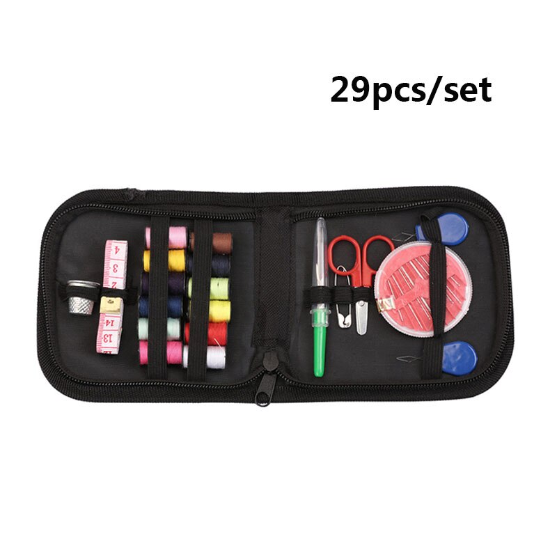 Sewing Kits Portable DIY Multi-function Sewing Box Set for Hand Knitting Quilting Stitching Embroidery Thread Sewing Accessories: H