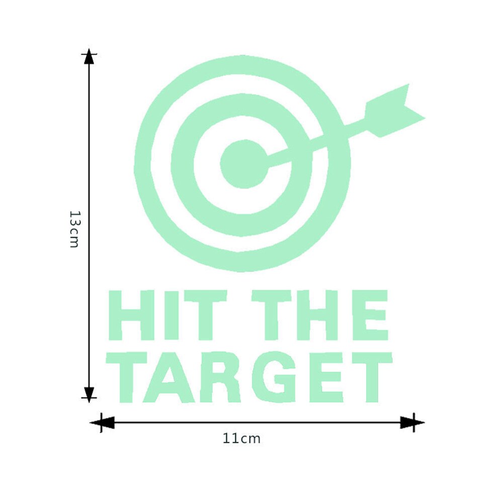 Luminous Toilet Wall Sticker Funny Face Letter Glow Stickers for Toilet Bathroom Wall Home Decorations: F