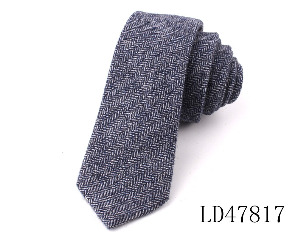Skinny lana corbatas para los hombres de las mujeres de boda para el novio de lana lazos niño niñas ajustada a cuadros corbata Gravata de boda corbata: LD47817