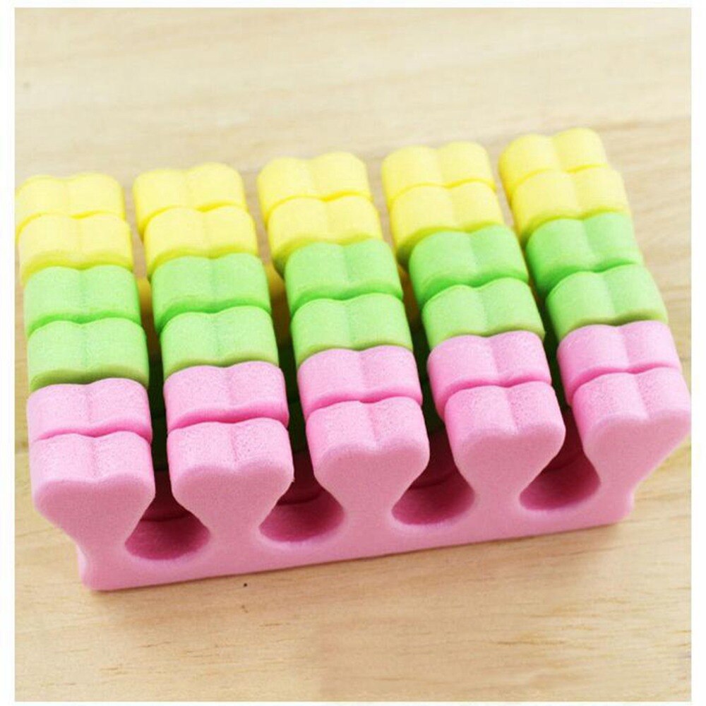 10pcs Nails Toes Separator Nail Art Decoration Tools Painting Separators Finger Separators EVA Manidure Pedicure Hand Spacers