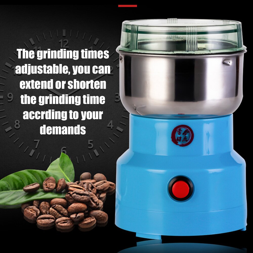 Multipurpose Elektrische Koffieboon Molen Rvs Slijpmachine Voor Zaden Kruiden Kruiden Noten
