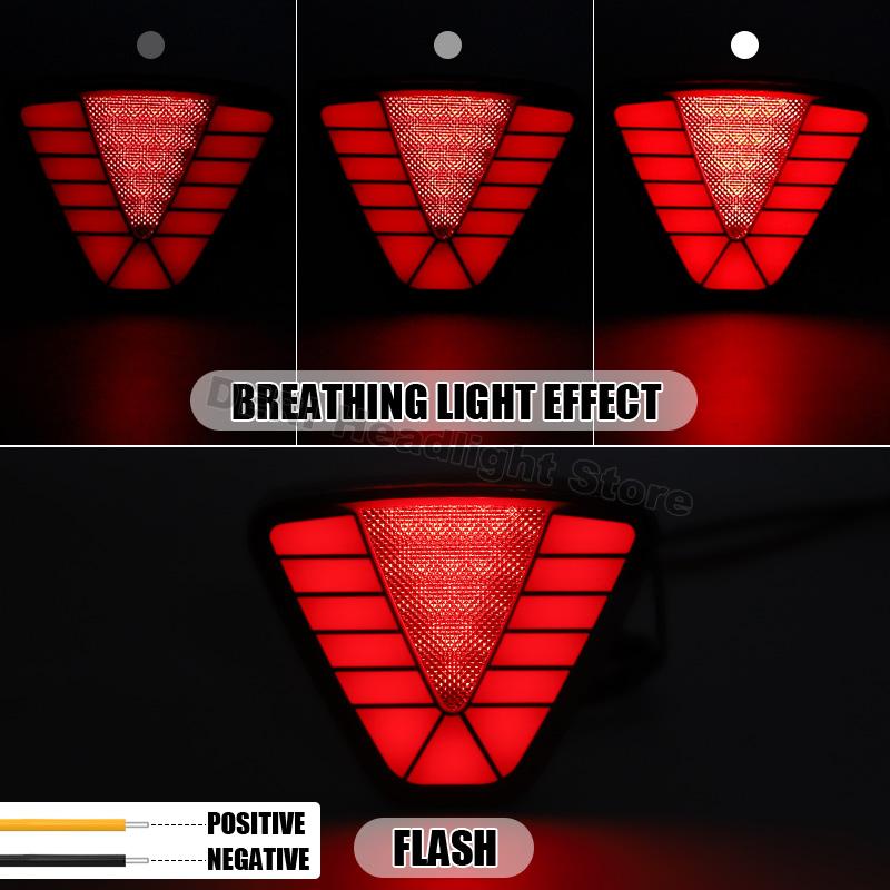 Luz de freno LED, advertencia de seguridad, lámpara de señal de marcha atrás, luces piloto antiniebla de conducción trasera Universal, lámpara de freno trasero para coche SUV 12V