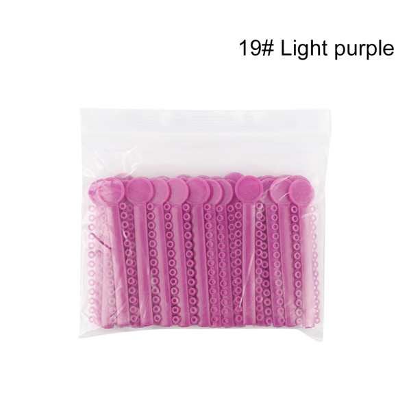 Y & W & F 40 pcs/pack liens de Ligature élastomère dentaire orthodontie élastiques bandes de caoutchouc soins des dents couleur vive soins buccaux: Autre