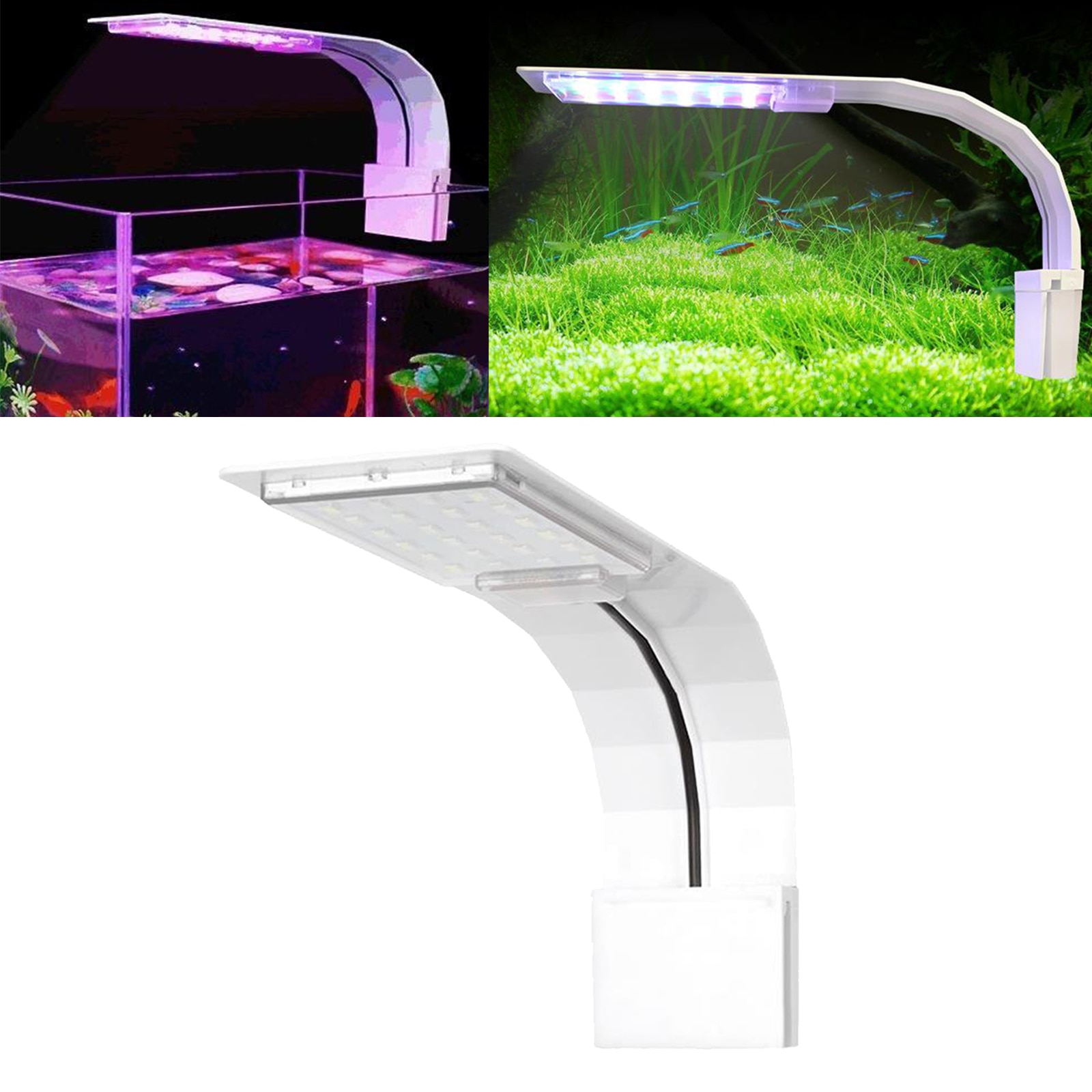 LED Aquarium Light Full Spectrums Fishing Tank Light Multi-Color 20l Aquarium Light Color Changing Small Turtle
