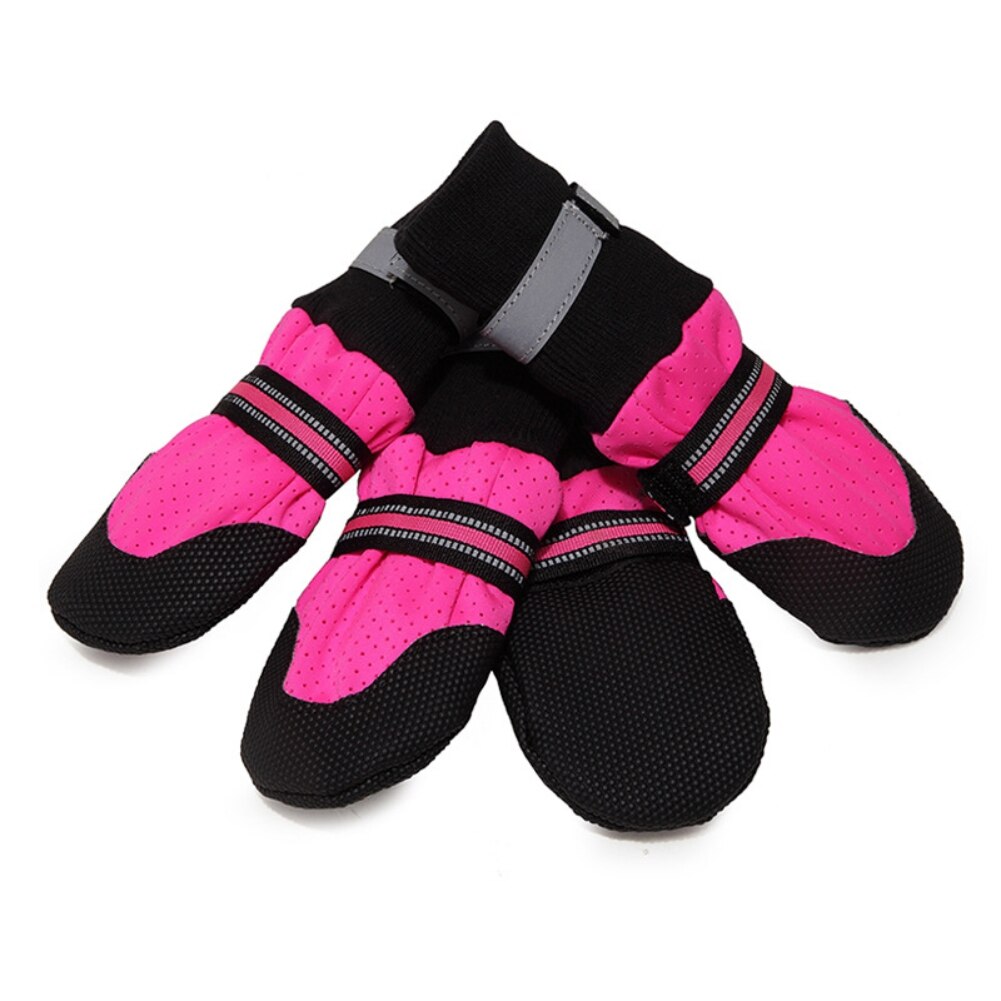 4 Stk/set Huisdier Waterdichte Regen Schoenen Voor Medium Grote Honden Poot Protectors Warme Regen Laarzen: A1 / Xl