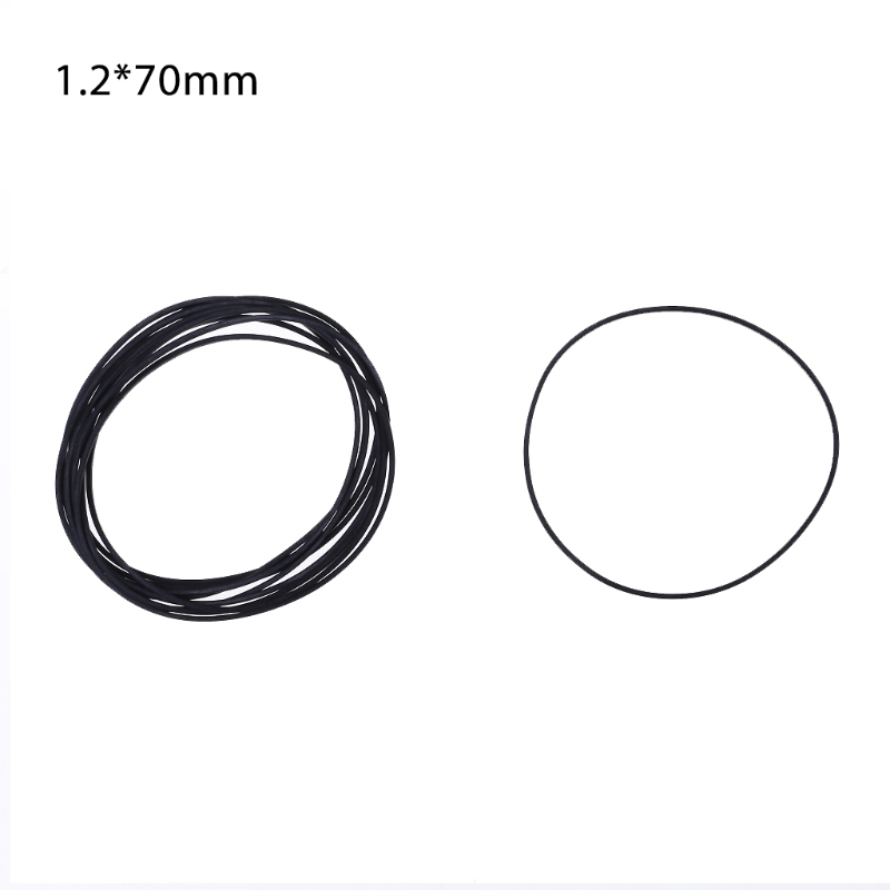 10 Pcs Flat Belts Rubber DVD Cassette Tape Recorder Turntable Strap Belt Cassette Tape Replacement Square 1.2mm: Lavender