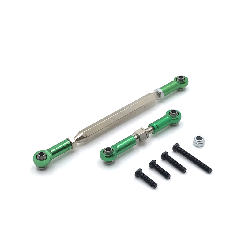 Metal Adjustable Steering Linkage Servo Link Pull Rod for WPL C14 C24 B14 B24 MN D90 D99 MN-90 FJ-45 1/12 RC Car Crawler: PURPLE