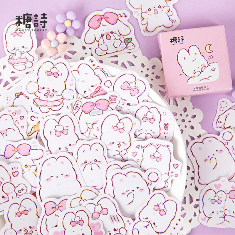45 sztuk/pudło moje niegrzeczne koty Kawaii Mini papierowa naklejka Diy pamiętnik Album dekoracje do scrapbookingu szkolne naklejki papiernicze: Czerwony