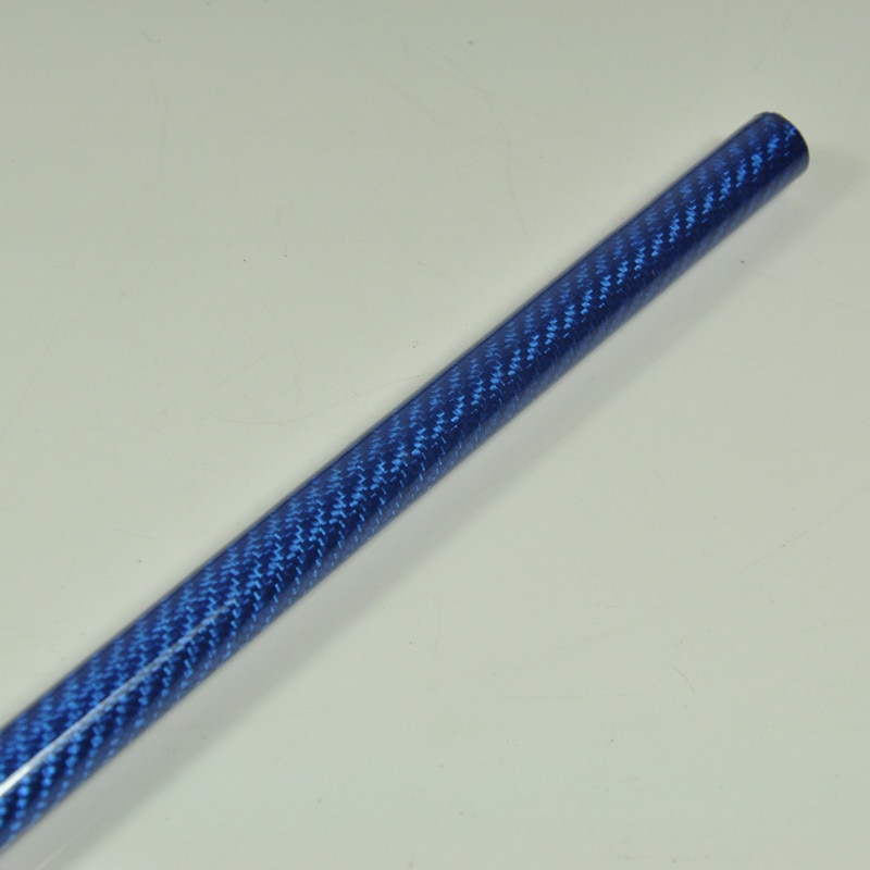 2pcs 3K Color Carbon Fiber Tube 500mm Length 10x8 mm 14x12mm 18x16mm 20x18mm 22x20mm 23mmx21mm 3 Colors To Pick