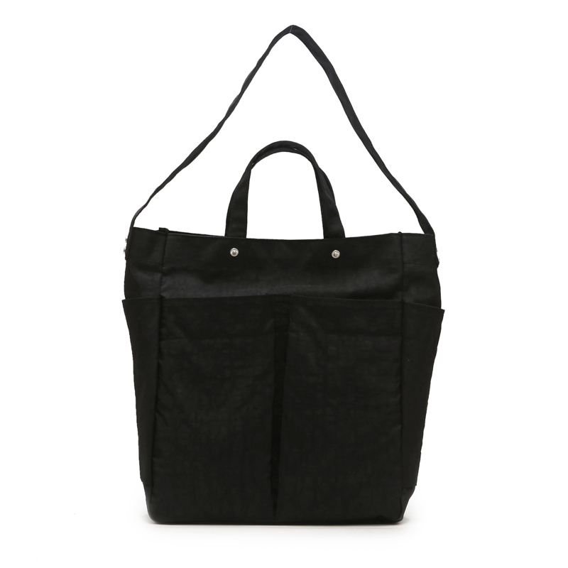 Sac à bandoulière pour femmes sac à main nouvelle célèbre en Nylon décontracté Shopping fourre-tout Hobos sac à bandoulière sacs Messenger: Black