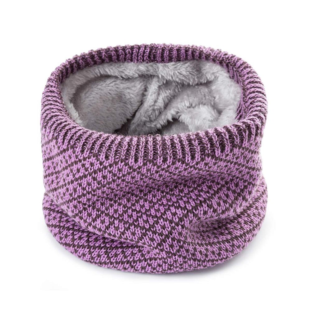 Truenjoy unisex vinter mænd kvinder varm strikkede ring tørklæder tykke elastiske strikkede lyddæmpere hals tørklæde snood plus fløjl halstørklæde