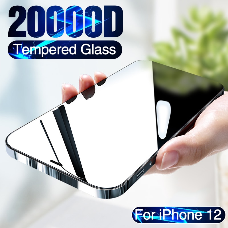 20000D Full Cover Tempered Glass For iPhone 12 mini Screen Protector For iPhone 12 Pro Max Screen Protector iPhone 12 Glass film