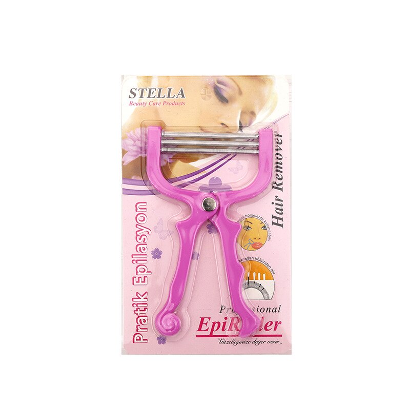 Gezichtshaartrimmer ontharingsapparaat epilator eenvoudig en praktisch vrouwelijk gezichtshaar verwijderen scheren make-up draadgereedschap: 03