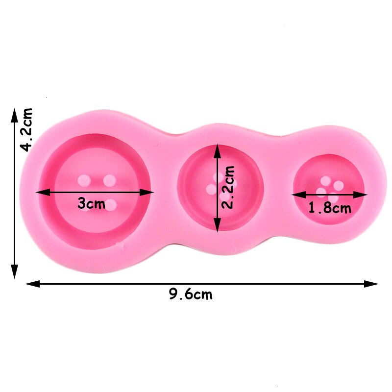 Knop Vormen Chocolade Silicone Mold Candy Fondant Cakevorm Koekjes Cookies Zeep Mallen Taart Decoratie DIY Bakken Tools