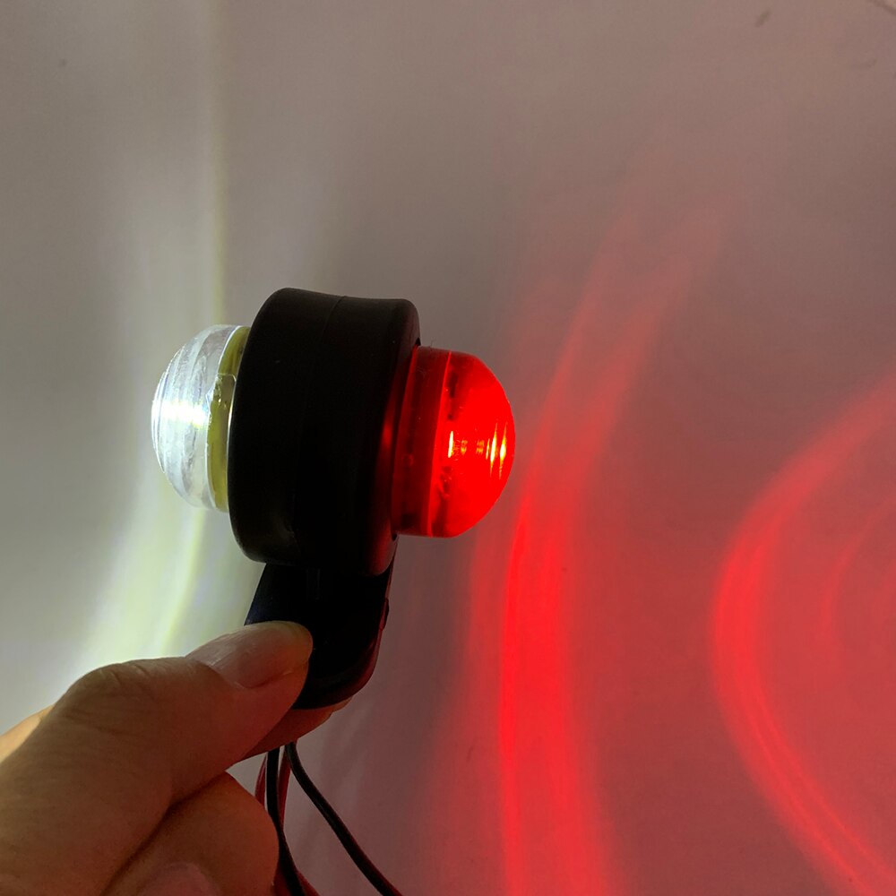 2 stk 10v-30v led markeringslys lastebiler led side vanntett slitesterk lett lastebil bil markeringslys pickup signallys varsellys