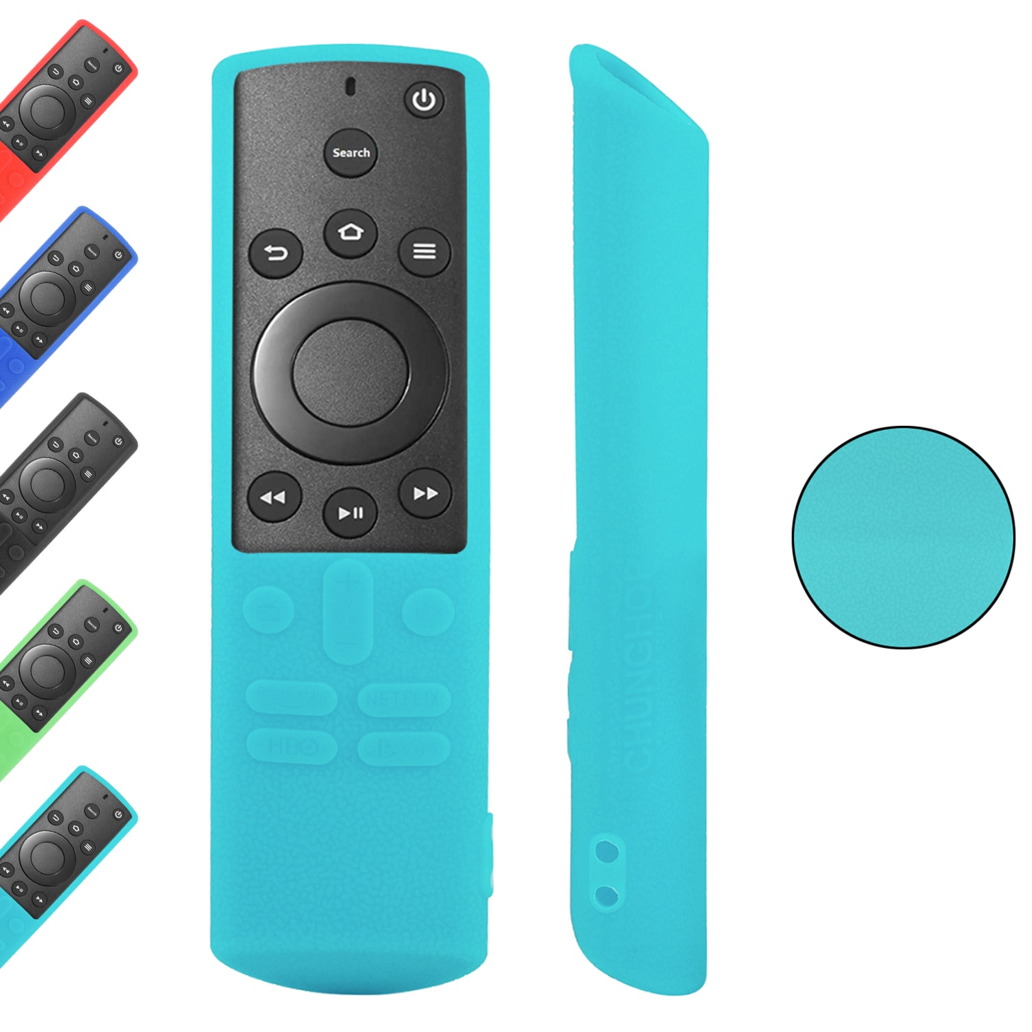 Silicone Case for Insignia/Toshiba 4K Element Smart Fire TV Voice Remote Control Protective Cover Edition CTRC1US19 Controller