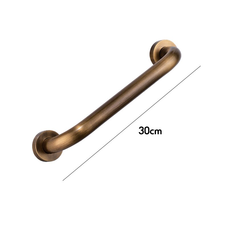 Grab Bars Ruimte Aluminium 30/40/50 Cm Badkamer Bad Leuning Grab Wc Douche Baden Rechte Veiligheid Ondersteuning Handvat Handdoek rack: Antique -30cm