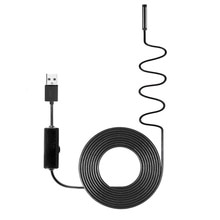 Industrielt endoskop borescope inspektionskamera bygget -in 8 stk lysdioder 8mm linse med 4.3 tommer 1080p skærm usb endoskop