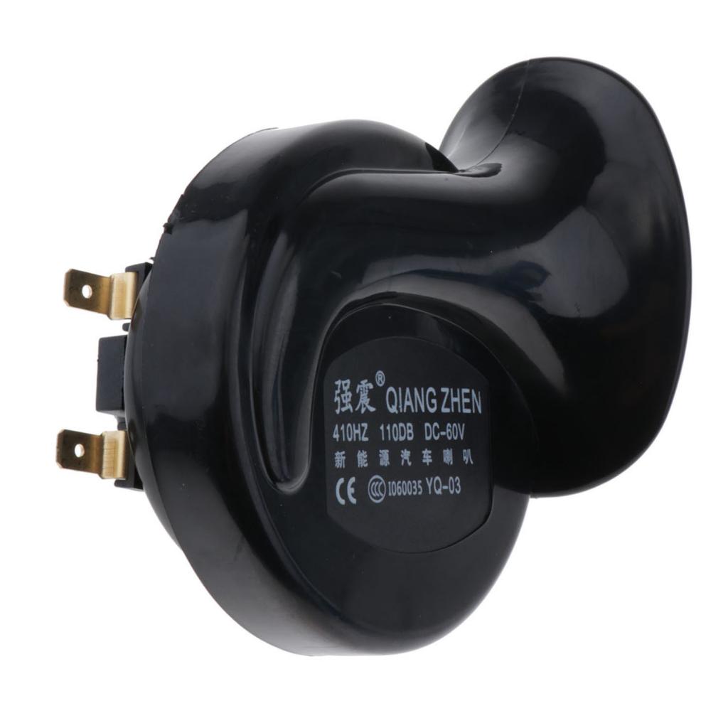 Motorcycle Vehicle Power assisted Electric Vehicle 410Hz Snail Horn High 60V