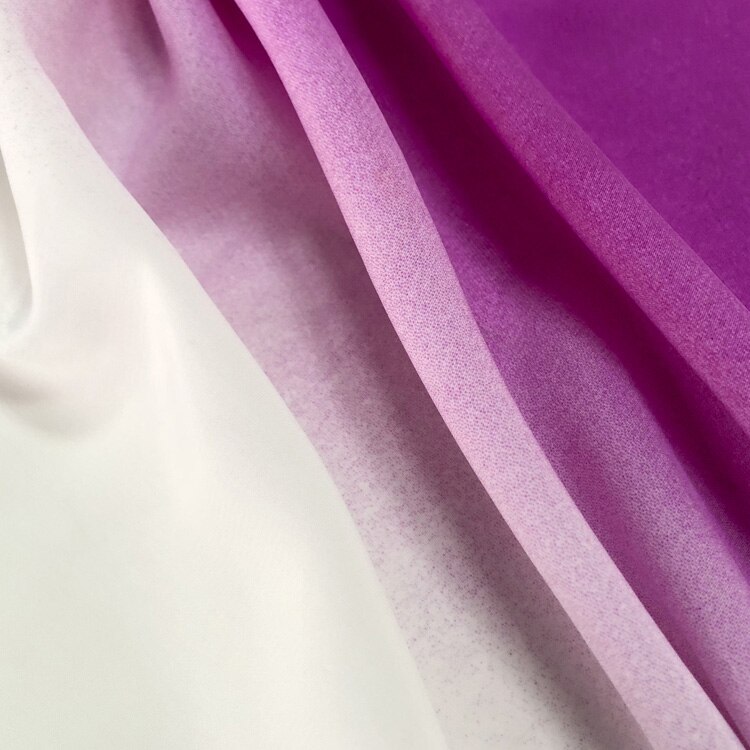 1*1,2 M tela gruesa de gasa gradiente ombre material para vestido de Koshibo: 2