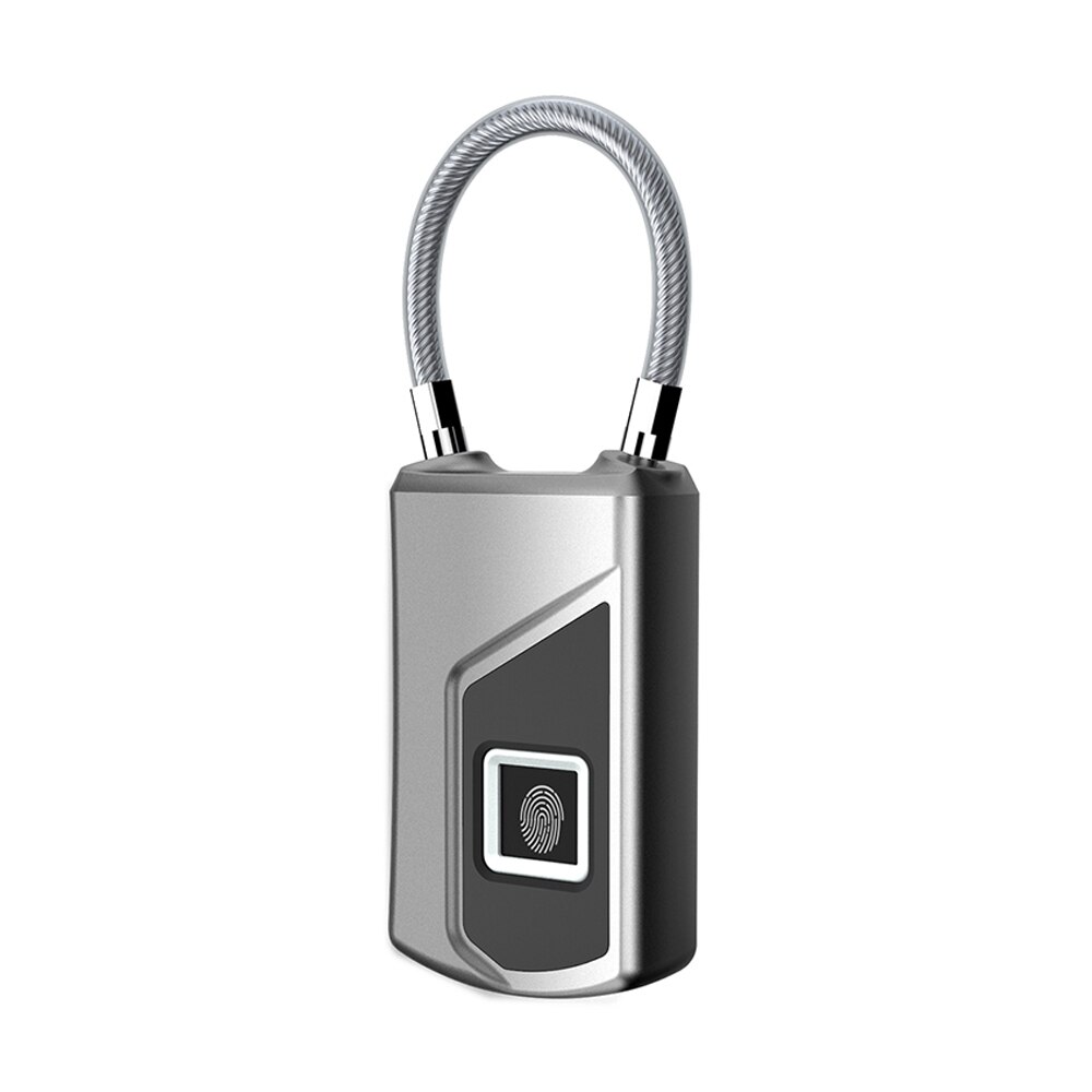 Wolf-Guard Smart Keyless serrure de sac d'empreintes digitales multifonctionnel IP66 étanche antivol cadenas USB charge pour porte/valise