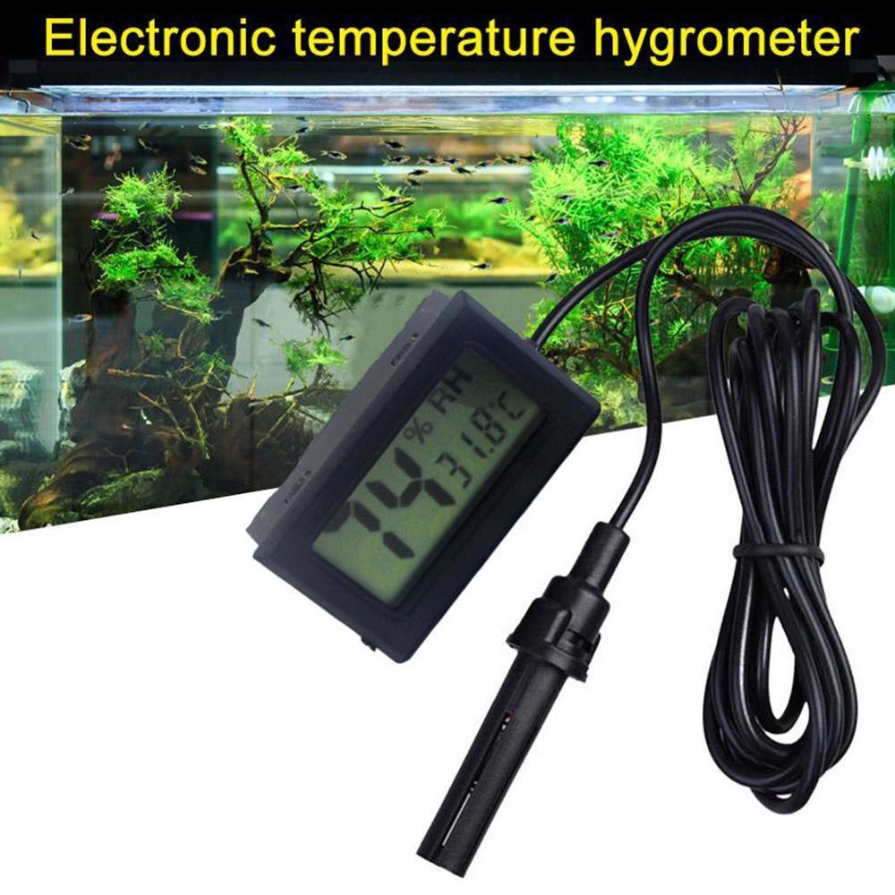 Mini lcd digitaalinen lämpömittari kosteusmittari termostaatti lämpötila mittari anturi instrumentit anturi kätevä sisäilmamittari kosteus  m8 z 2