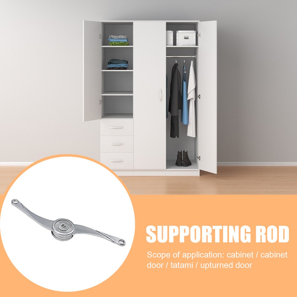 Zinc Alloy Cupboard Door Support Rod Cabinet Door Lift Up Stop Stays Soft Close Hinge for Tatami Furniture Hardware