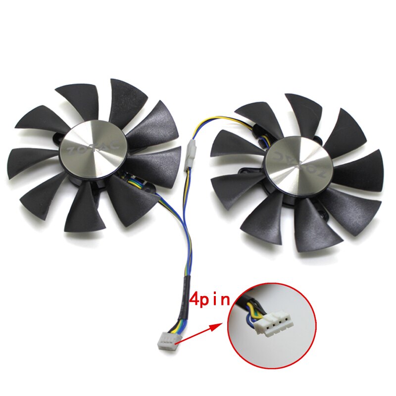 Dotodo Grafikkarten Lüfter 85mm - Ersatzlüfter Für Zotac GTX 1060 960