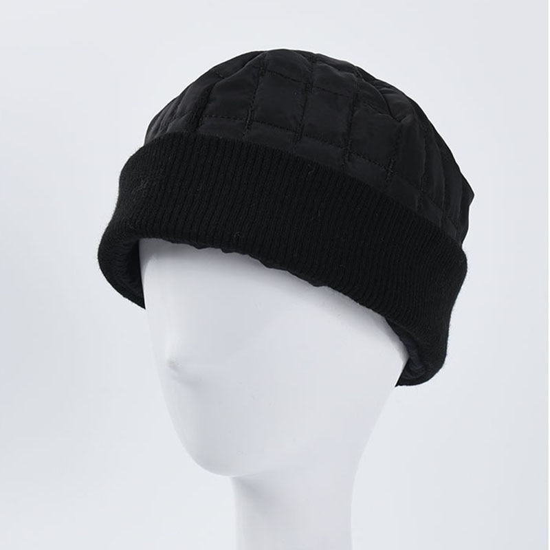 Women Black Plaid Beret Oversized Berets Female Japanese Warm Big Pumpkin Hat B070