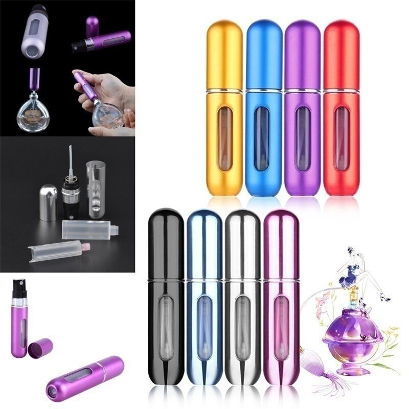 5 Ml Lege Navulbare Parfum Verstuiver Fles Met Spray Scent Pomp Cosmetische Containers Spray Verstuiver Fles Voor Reizen