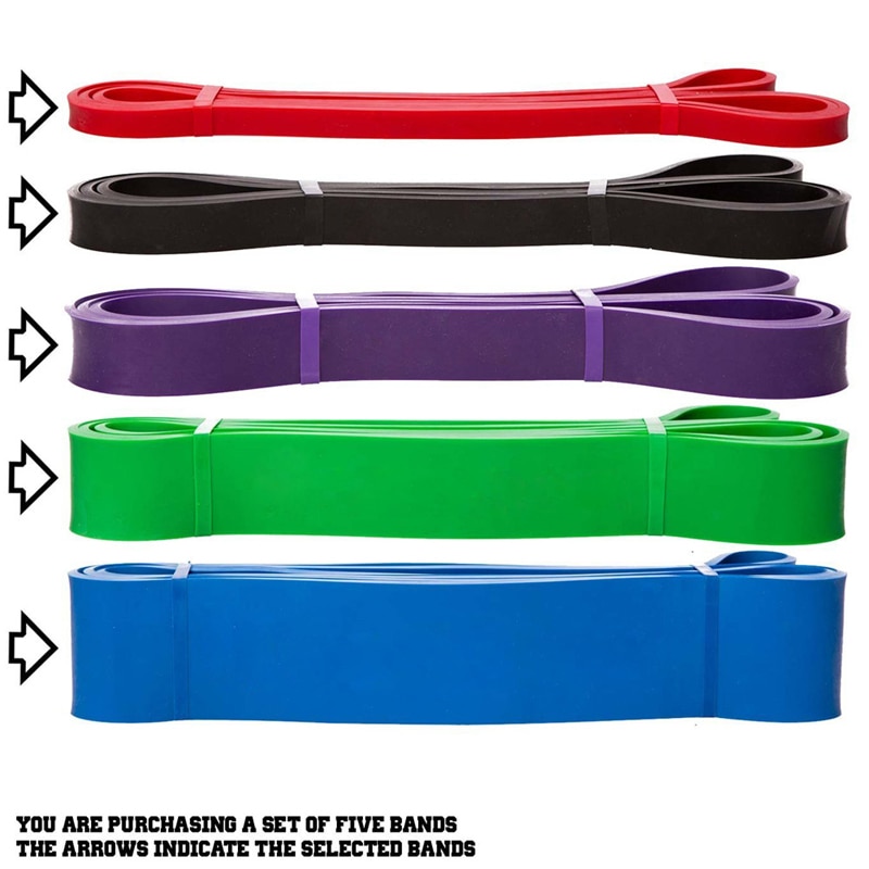 208cm Resistance Bands Yoga Elastic Bands Workout Rubber Loop Crossfit Strength Pilate Fitness Training Expander Unisex