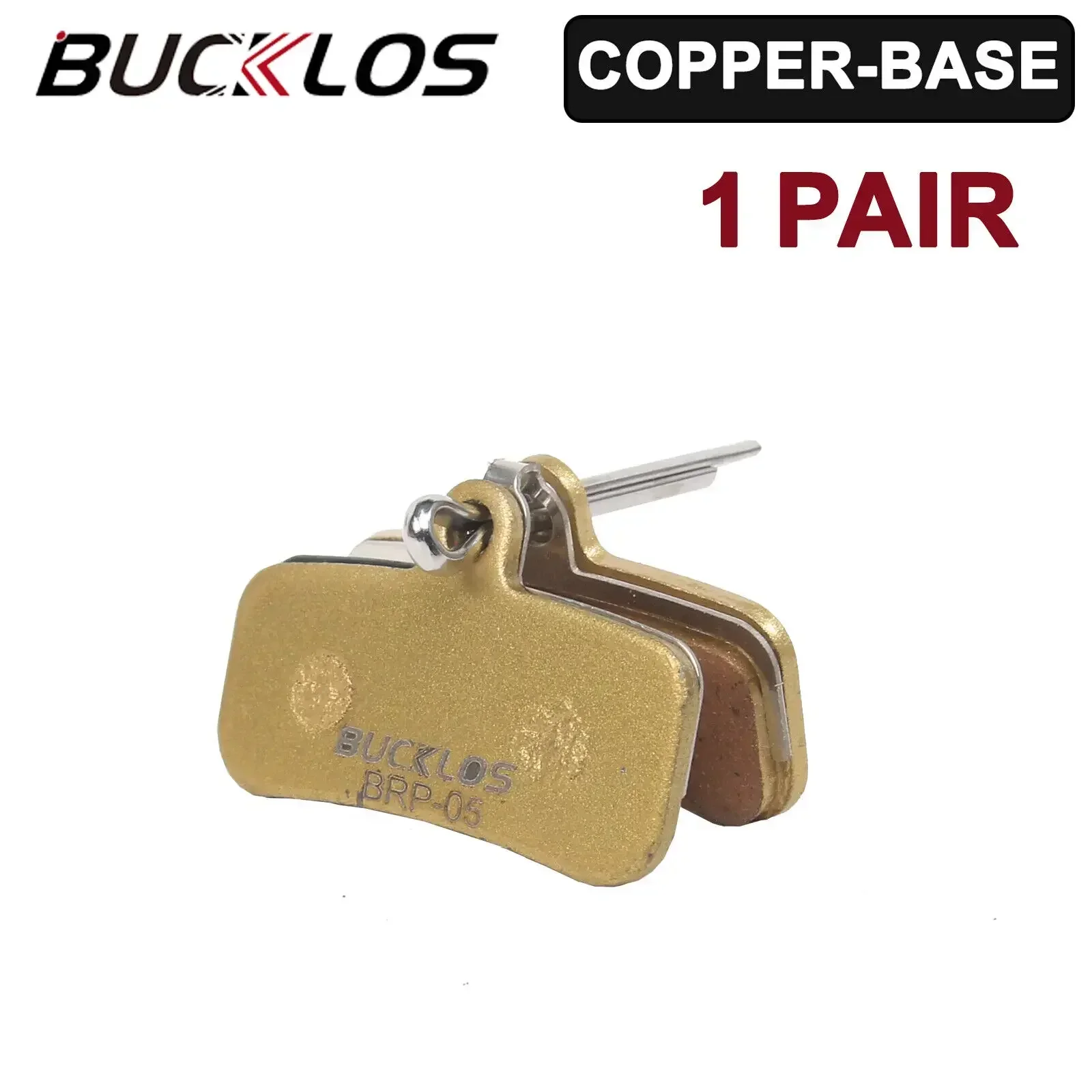 BUCKLOS plaquettes de frein de vélo pour Shimano BR-M8120 M7120 M8020 D01S D03S plaquette de frein à disque résine céramique cuivre fritté 1/2/5 paires: Bourgogne