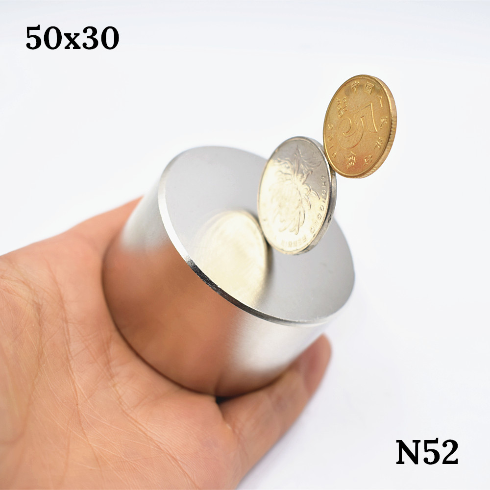 N52 sterkste Magneet 50x30mm ronde Neodymium magneet krachtige magnetische Zeldzame Aarde permanente super krachtige permanente mag