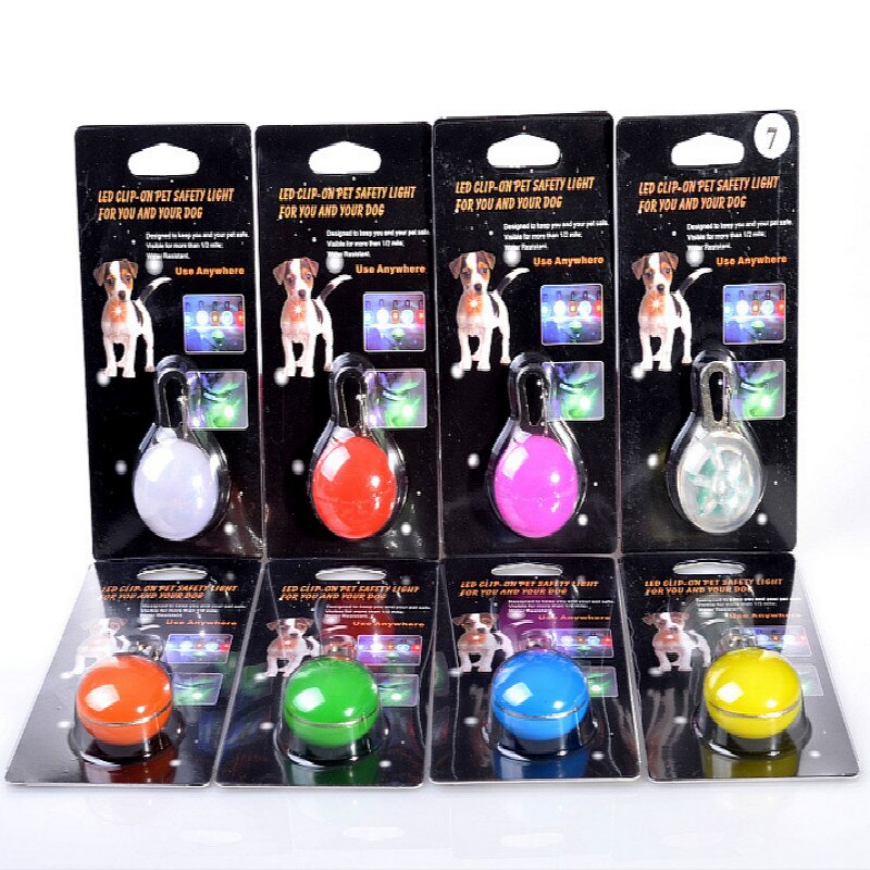 Collar con colgante LED para mascotas, luz nocturna, luminoso de seguridad, suministros para mascotas, accesorios para perros, 1 Uds.