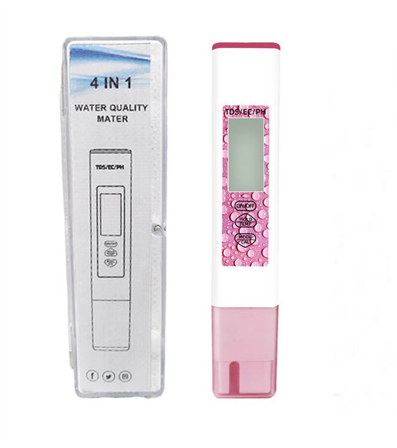 4 In 1 Ph/Tds/Ec/Temp Meter Hoge Precisie Voor Wat... – Grandado
