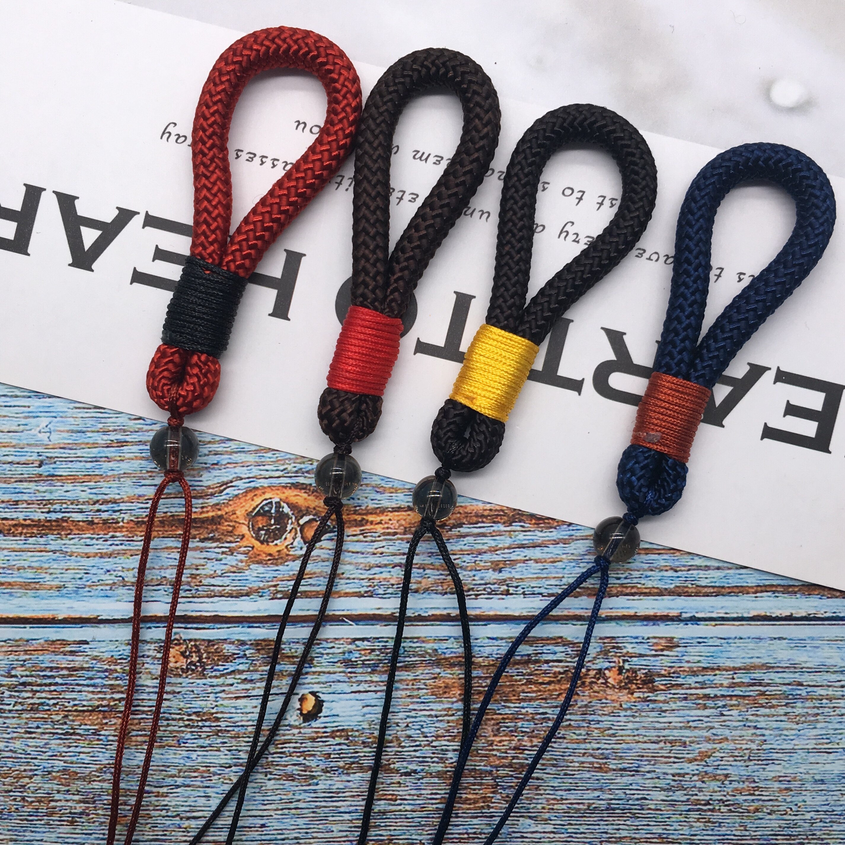 Key Lanyard Keyring Badge-Holders Finger Neck-Straps Multi-Function Neck for keys USB Flash Drives