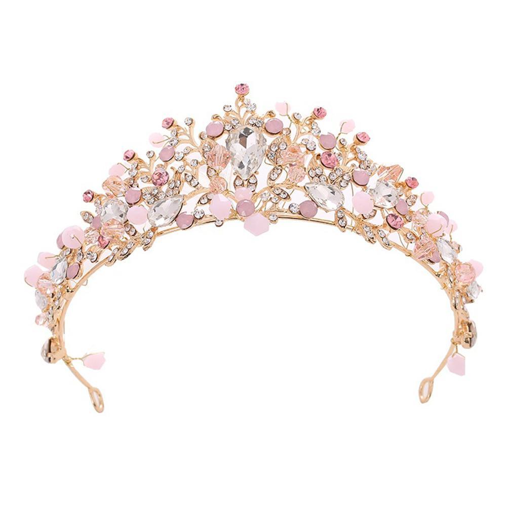 Crystal Tiara Crown Princess Costume Headband Bride Wedding Hair Accessories Party Jewelry Butterfly Crown