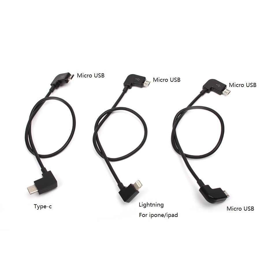 Data Kabel Voor DJI Spark/MAVIC Pro/Mavic 2 Air Control Micro USB naar Verlichting/type C /Micro Usb-kabel voor IPhone Pad Voor xiaomi