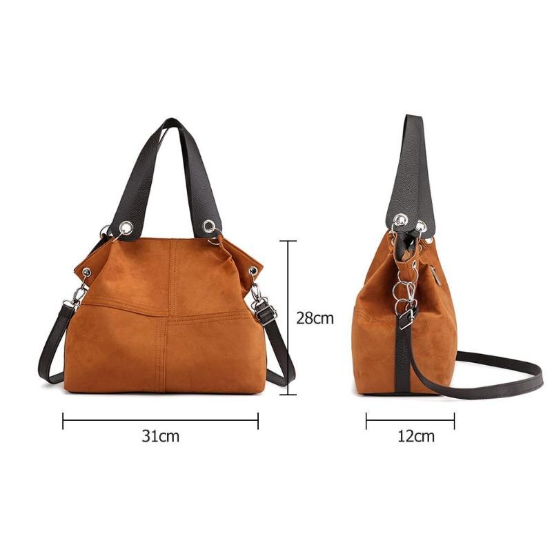 Top-handle Bags Mulheres Bolsa de Ombro Fêmea Sacola Grande Mensageiro Saco Crossbody para As Mulheres De Couro De Veludo Macio 2020 Bolsa femenina