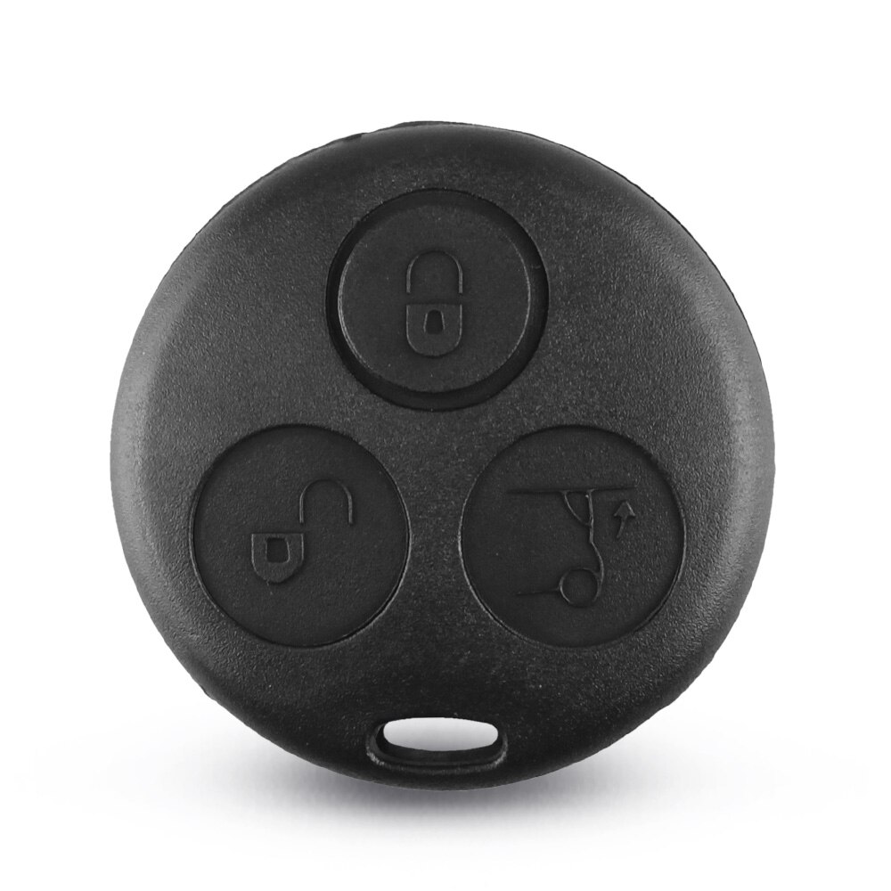 KEYYOU DIY For Benz SMART Fortwo For Mercedes Benz Replacement Remote Auto Car Key Case Fob Case 3 Buttons With Blade: NO blade