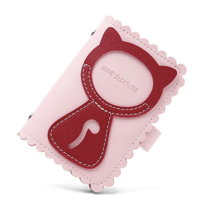 Schöne Cartoon Kaninchen Karte Fall Visitenkarte Halter Frauen Kredit Passport Karte Tasche ID Passport Karte Brieftasche Rosa Weiß: 13