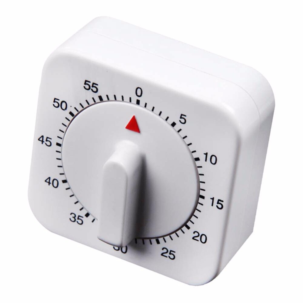 Dial 60-Minute Mechanical Timer Reminder Counting Count Down Alarm Clock for Kitchen
