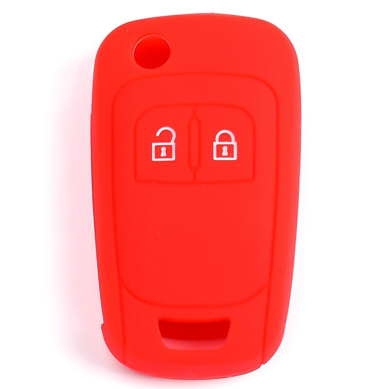 2 Button Silicone Car Remote Key Fob Shell Cover Case For Opel D Zafira C Mokka Insignia Adam: RD