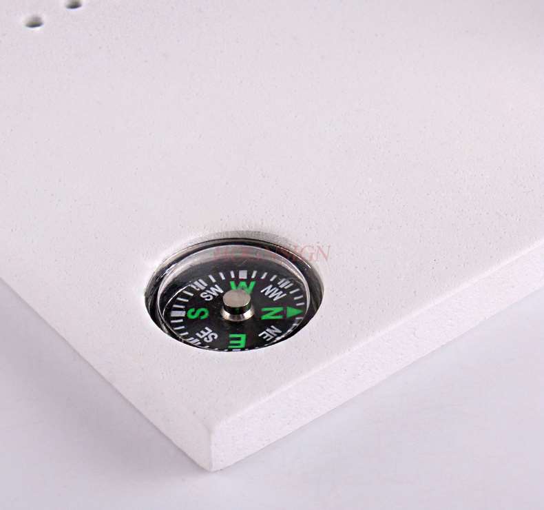 Reloj de sol con sombra de luz, modelo de sundial, amanecer antiguo como temporizador, instrumento de enseñanza, material didáctico