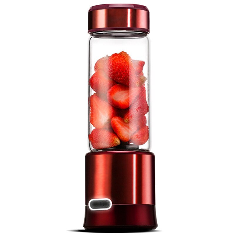 Portable Electric Juicer Blender Automatic USB Mini Fruit Mixers Juicers Fruit Extractor Food Milkshake Multi Juice Maker: red
