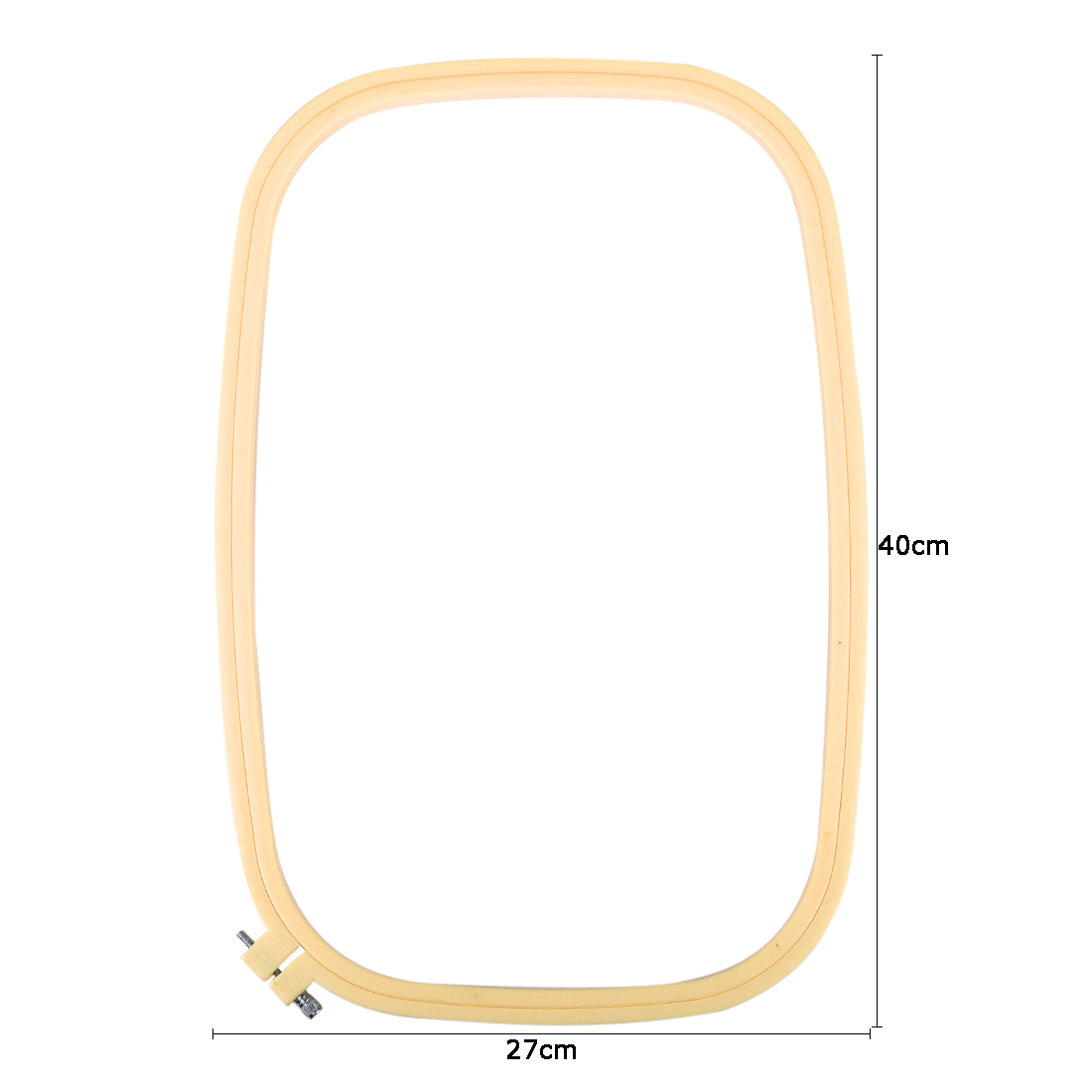 Obręcz robić haftowania z tworzywa ABS, prostokątna, kwadratowa, ramka robić haftowania, obręcz robić haftowania krzyżykowego, akcesoria robić szycia i rękodzieła.