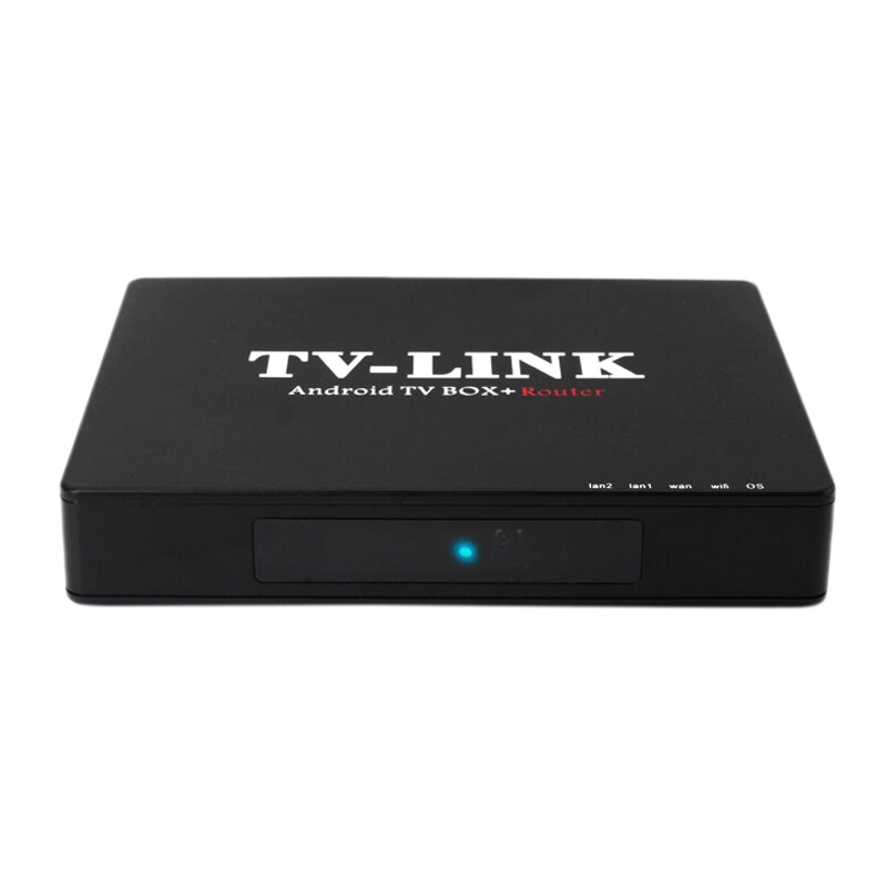 TV-LINK Android TV Box 2.4G WiFi Router 1GB+16GB 4K HDMI Android7.1 Media Player Smart Set Top Box for Hotel EU Plug: Default Title