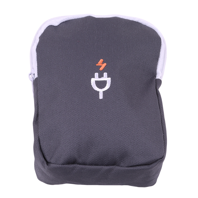 Sac numérique lignes de données paquet de batterie externe multi-fonction Portable poche de voyage fournitures emballage organisateurs étui accessoires: black