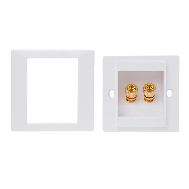 Wall Socket Audio Video Panel Speaker Junction Box Power Outlet